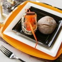 table decoration ideas in orange colors for fall decorating