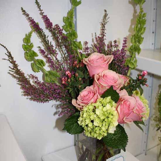 Centerpiece Flower Arrangement Ideas : Heather flower arrangements colorful table centerpiece ideas