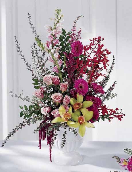 purple heather flower centerpiece ideas