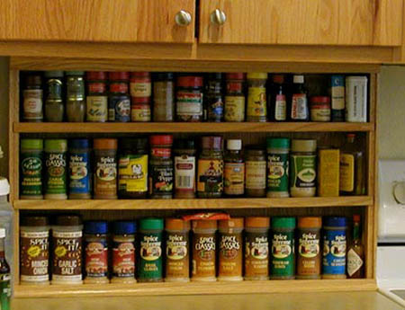 Spice Racks are modern kitchen storage ideas