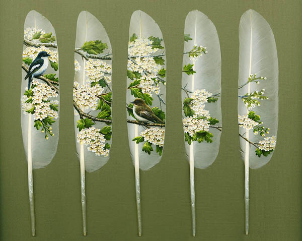 unique maori art and feathers decorations