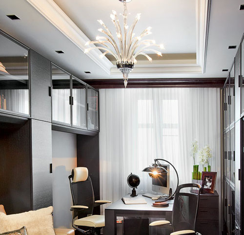 art deco decorating style and unique lighting fixtures