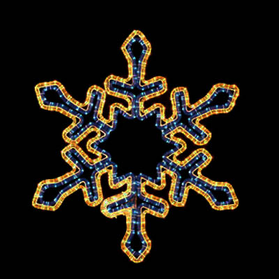 dark blue and golden decorations for Christmas snowflakes