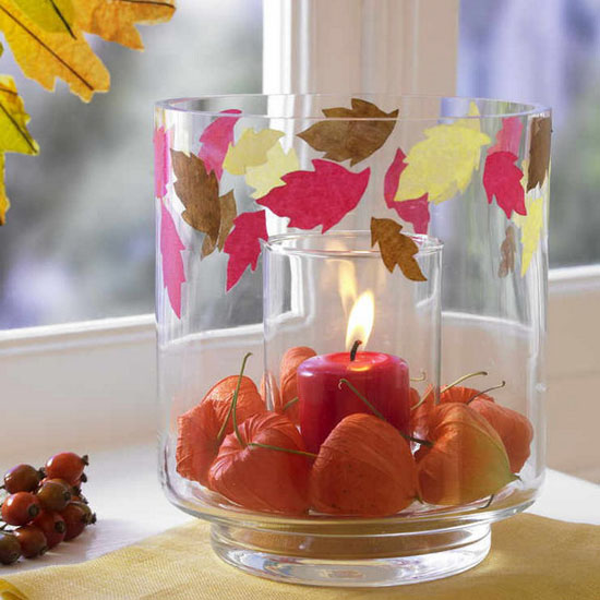 Orange Decorating Ideas for Fall, Table decoration with Chinese ...