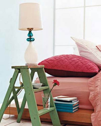 Small Room Decorating Ideas on Interior Decorating With Wooden Ladders  Creative Room Decor Ideas