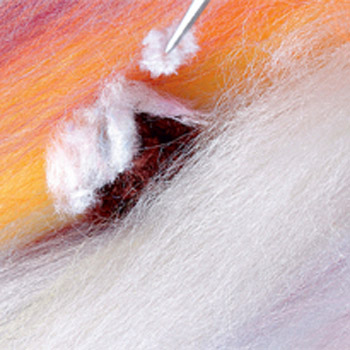 painting a house with wool