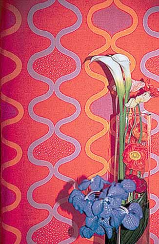 designer fabrics and modern wallpaper pattern