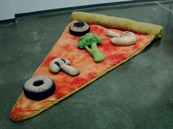 fake food at Pizza floor cushion