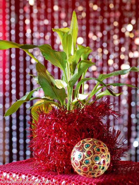 christmas table decorations and ideas for New Year's Eve party