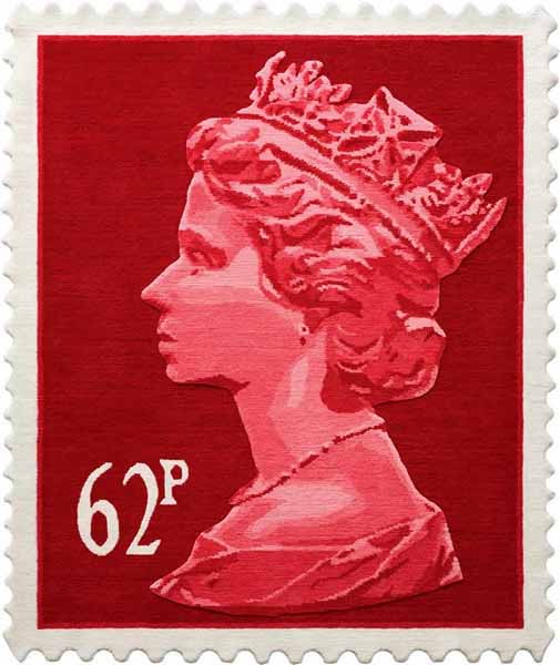 wool rugs Queen Elizabeth stamps (9)