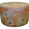 world map fabric prints