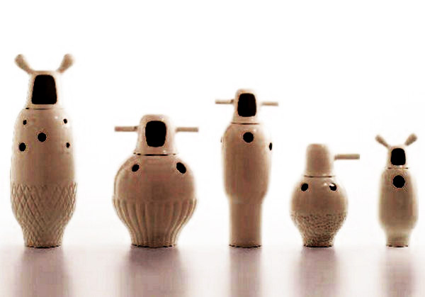 unusual porcelain vases