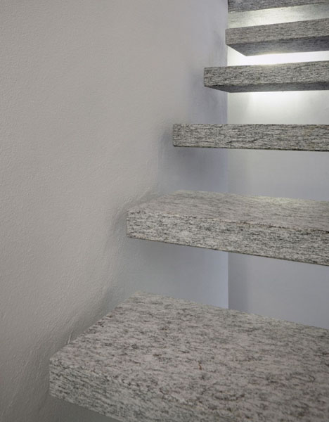 stone stairs in old country home