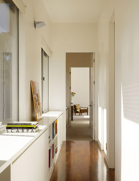white wall paint and wood floor