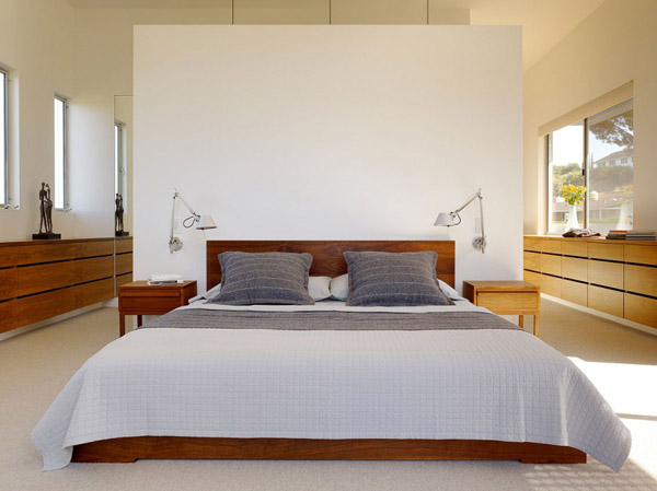 modern bedroom decorating
