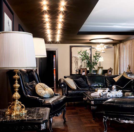 silver and golden home decorating ideas
