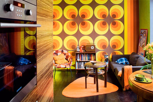 retro style for the living room-style