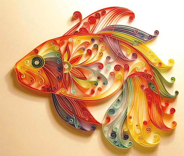 and free   from  Paper art Art, Unique paper Yulia craft Ideas Designs Quilling Craft