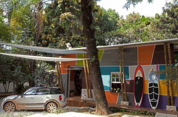 house exterior painted bright colors