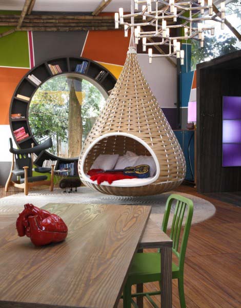 hanging bed