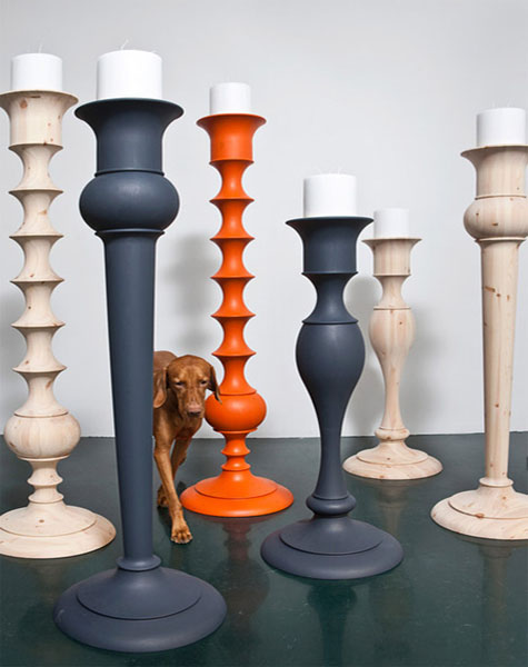 large chandeliers made of wood