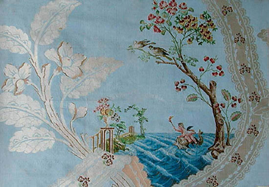 decorative fabrics in the Louis XV style