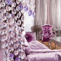 purple upholstery fabrics and decorative pillows