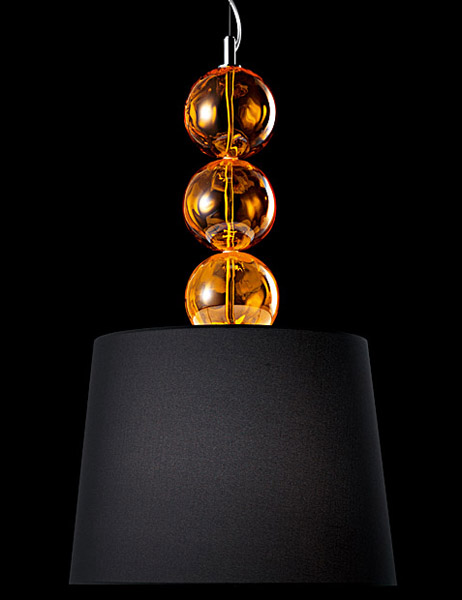 hanging lamp with glass balls
