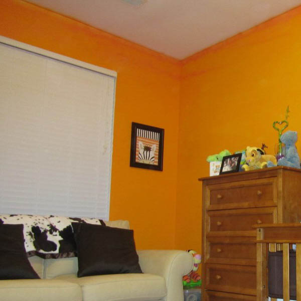  orange brown color for kids room decorating 