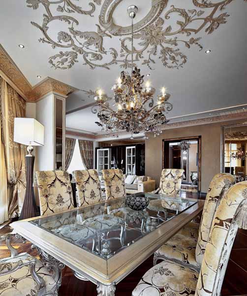  dining furniture set and large chandeliers 