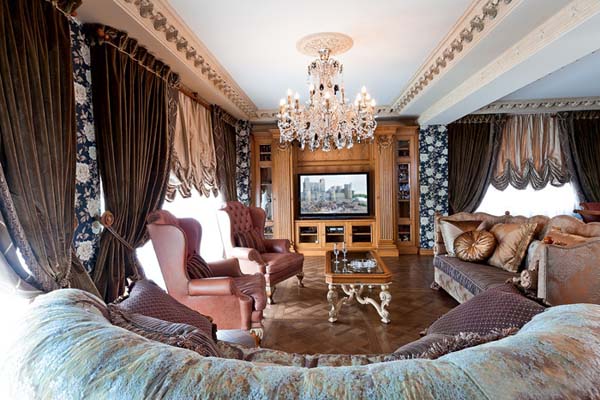 Interior Decorating in Classic Style, Premier Apartment in Moscow