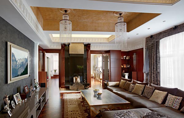 Arabic Decor Motifs in Modern Interior Design, Luxurious Penthouse ...