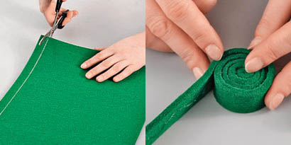 make round cushion made of felt