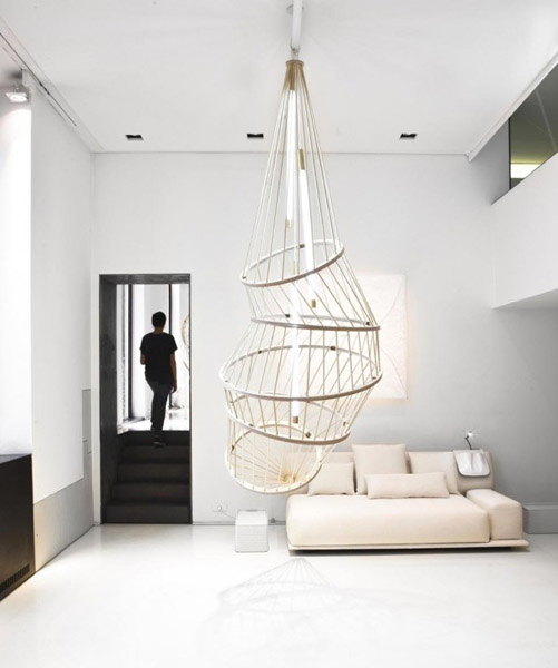 large ceiling light