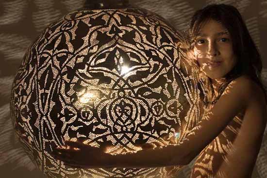 egyptian design, ceiling light