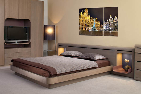 night city poster for bedroom decorating