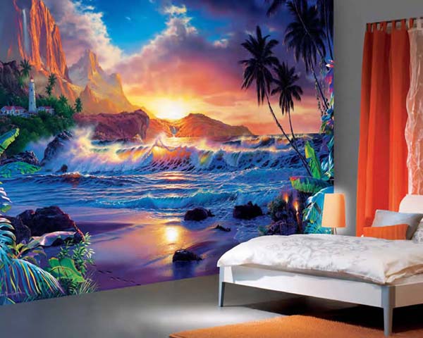 seascape photograph print for bedroom decorating
