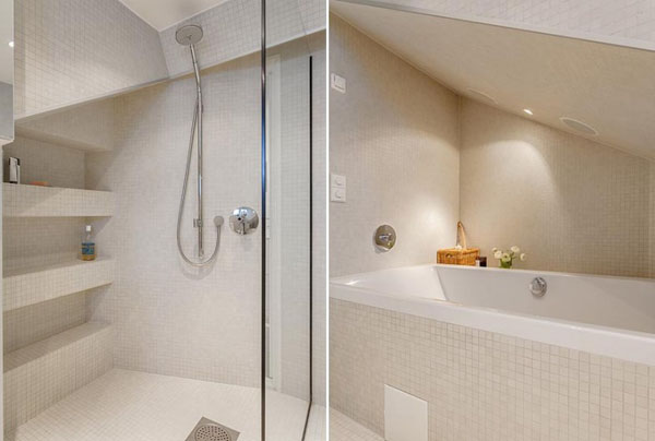 glass door shower design