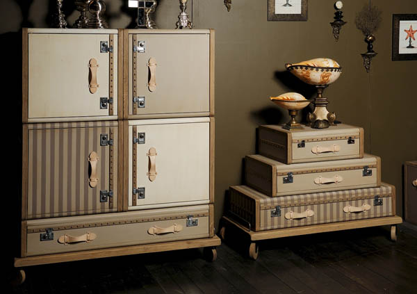Vintage Furniture Collection From Les Valises Modern Vintage Furniture That Look Like Old Suitcases
