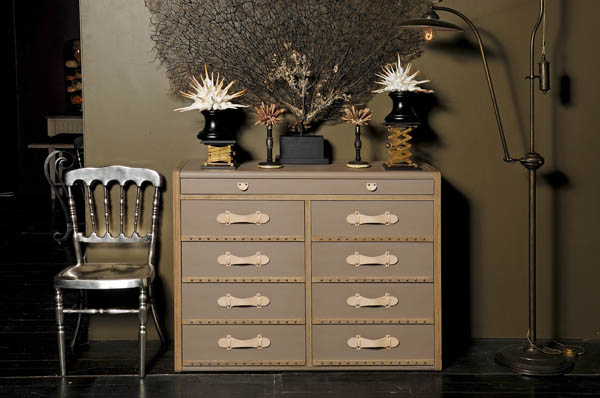  console table with drawers, vintage furniture 
