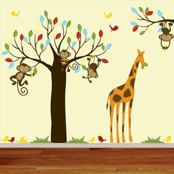 wallpaper and wall stickers for kids