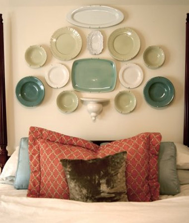 plates for bedroom decorating