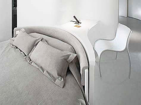 headboard combined with desk