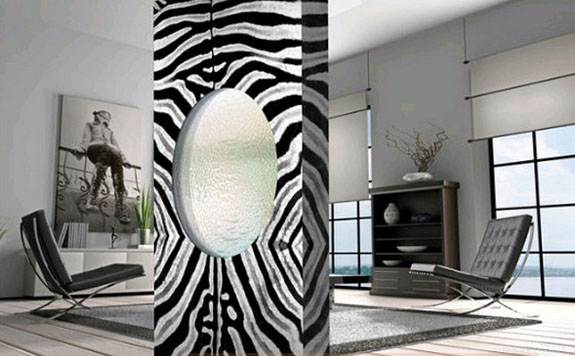 black and white room decor