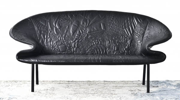  black leather sofa 
