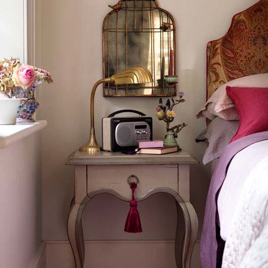 antique bedside table