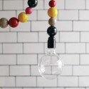 party decorations and ideas, unique lighting fixture made of balls