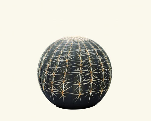 ottoman with cactus tissue pressure