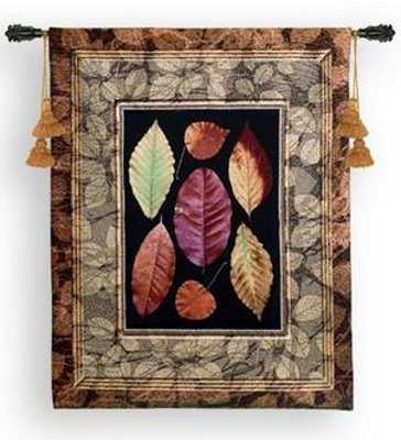  tapestry with colorful leaves 