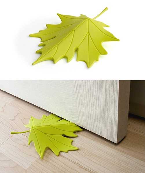  green leaf doorstop 